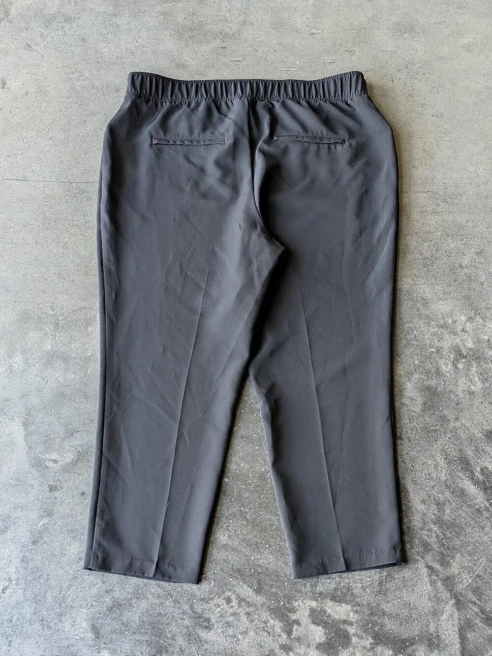 Universal Standard Go-Stretch Pant in Black Elastic Waist Trousers size 18/20